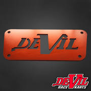 Front Bumper-Devil Plate | Red | Edwards Kart Wheels